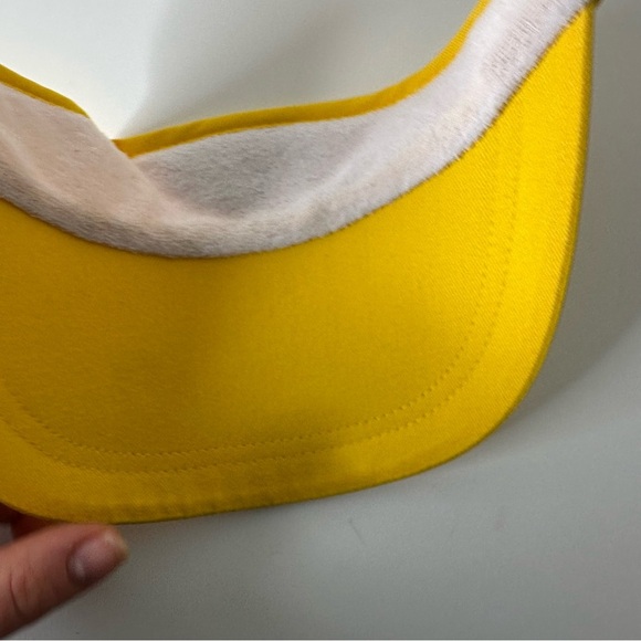 Yellow Nike Adult Unisex Visor Adjustable Golf Tennis Hat - Picture 7 of 11